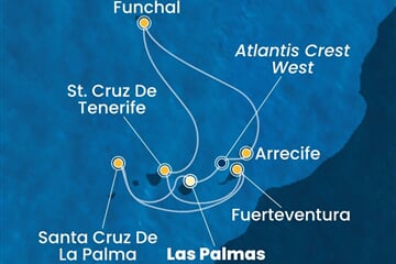 Costa Pacifica - Španělsko, Portugalsko (Gran Canaria)