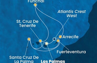 Costa Pacifica - Španělsko, Portugalsko (Gran Canaria)