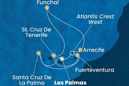 Costa Pacifica - Španělsko, Portugalsko (Gran Canaria)