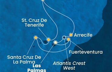 Costa Pacifica - Španělsko, Portugalsko (Gran Canaria)