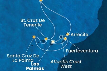 Costa Pacifica - Španělsko, Portugalsko (Gran Canaria)