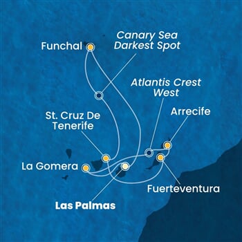 Trasa plavby CPA-LPA07A1K