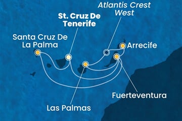 Costa Pacifica - Španělsko (Santa Cruz de Tenerife)