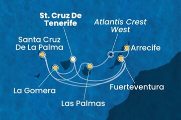 Costa Pacifica - Španělsko (Santa Cruz de Tenerife)