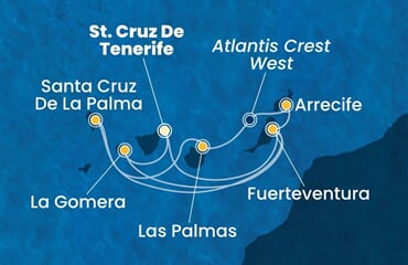 Costa Pacifica - Španělsko (Santa Cruz de Tenerife)