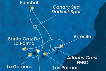 Costa Pacifica - Španělsko, Portugalsko (Santa Cruz de Tenerife)