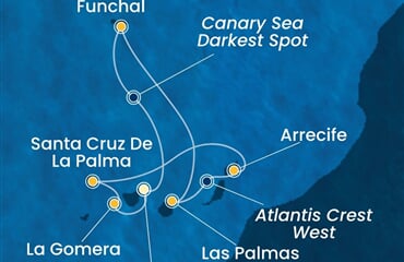 Costa Pacifica - Španělsko, Portugalsko (Santa Cruz de Tenerife)
