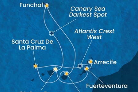 Costa Pacifica - Španělsko, Portugalsko (Santa Cruz de Tenerife)