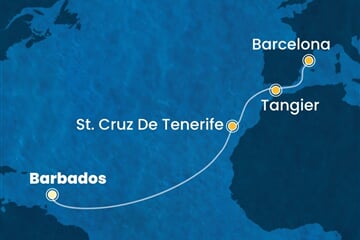 Costa Fascinosa - Nizozemské Antily, Španělsko, Maroko (Bridgetown)