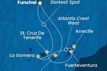 Costa Pacifica - Portugalsko, Španělsko (Funchal)