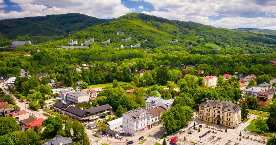 Polsko - lázeňské město Ustroň