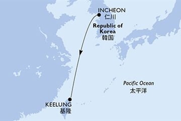 MSC BELLISSIMA - Jižní Korea, Tchajwan