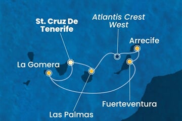 Costa Fortuna - Španělsko (Santa Cruz de Tenerife)