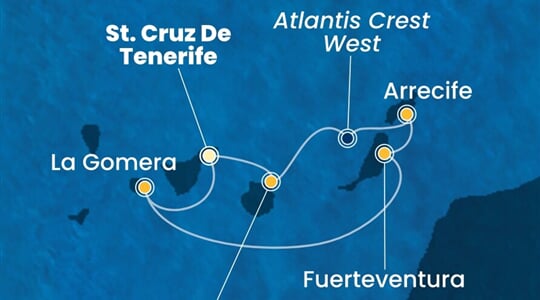 Costa Fortuna - Španělsko (Santa Cruz de Tenerife)