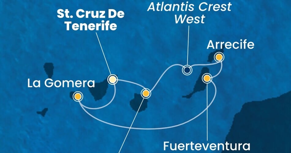 Trasa plavby CFO-TCI05A0H