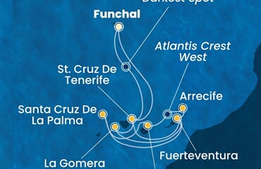 Costa Pacifica - Portugalsko, Španělsko (Funchal)