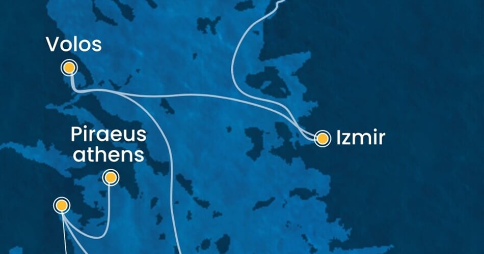 Trasa plavby CPA-IST05A0P