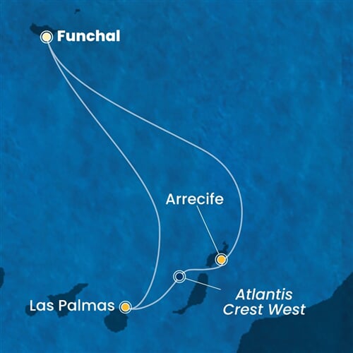 Trasa plavby CPA-FNC05A06