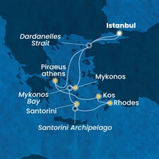 Costa Pacifica - Turecko, Řecko (Istanbul)