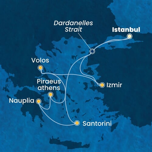 Trasa plavby CPA-IST07A1X