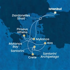 Costa Pacifica - Turecko, Řecko (Istanbul)