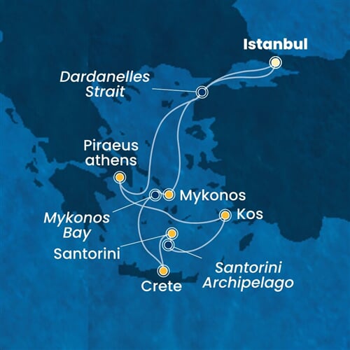 Trasa plavby CPA-IST07A1Y