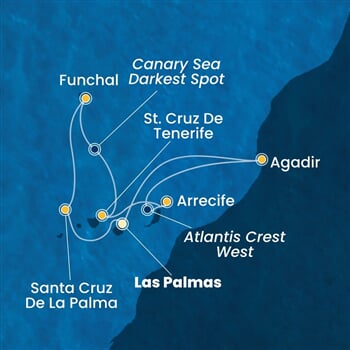 Trasa plavby CFO-LPA07A1L