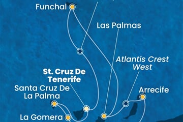 Costa Fortuna - Španělsko, Portugalsko (Santa Cruz de Tenerife)