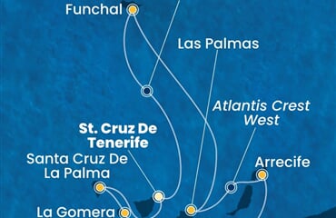 Costa Fortuna - Španělsko, Portugalsko (Santa Cruz de Tenerife)