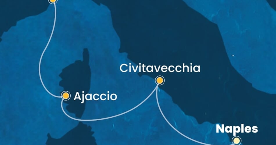 Trasa plavby CFS-NAP03A0B