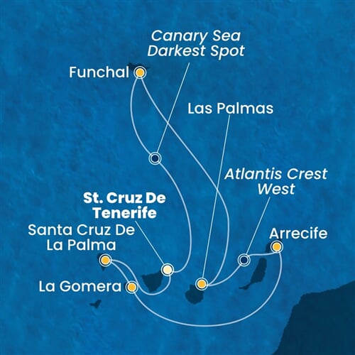 Trasa plavby CFO-TCI07A2K