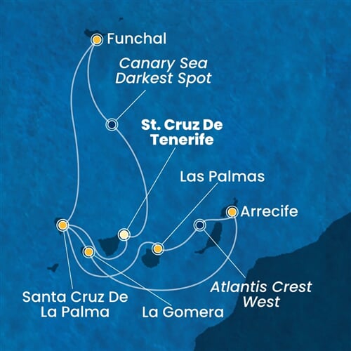 Trasa plavby CFO-TCI07A2M