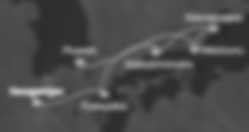 Costa Serena - Japonsko, Jižní Korea