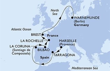 MSC Magnifica - Francie, Španělsko, Německo (z Marseille)