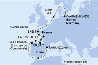 MSC Magnifica - Španělsko, Francie, Německo (Tarragona)