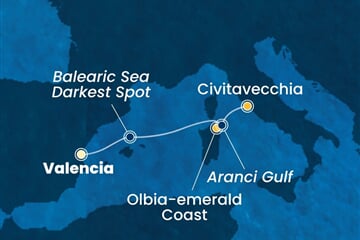 Costa Pacifica - Španělsko, Itálie (Valencie)