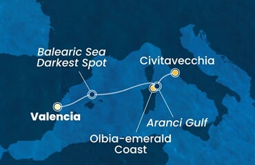 Costa Pacifica - Španělsko, Itálie (Valencie)