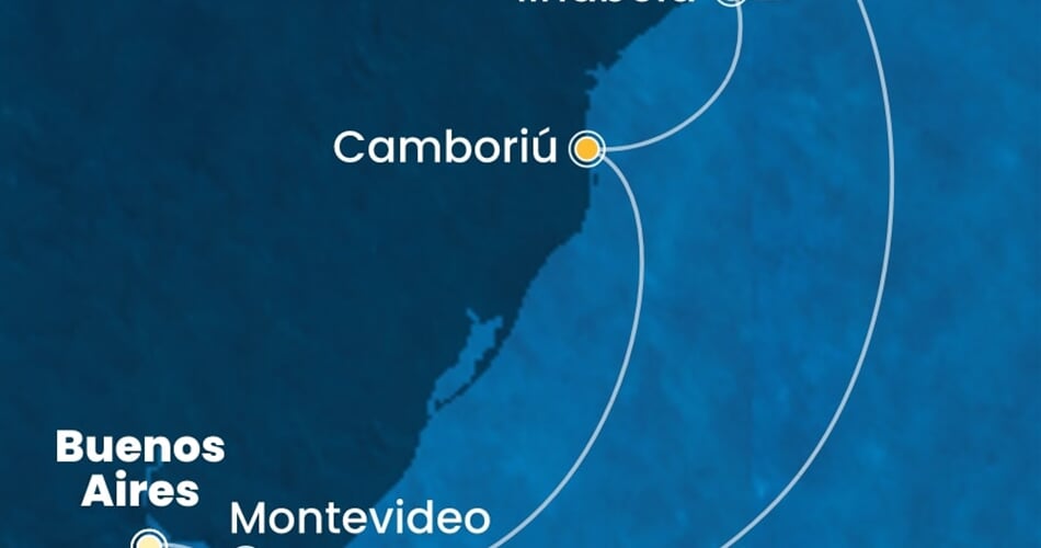 Trasa plavby CSE-BUE08A1J