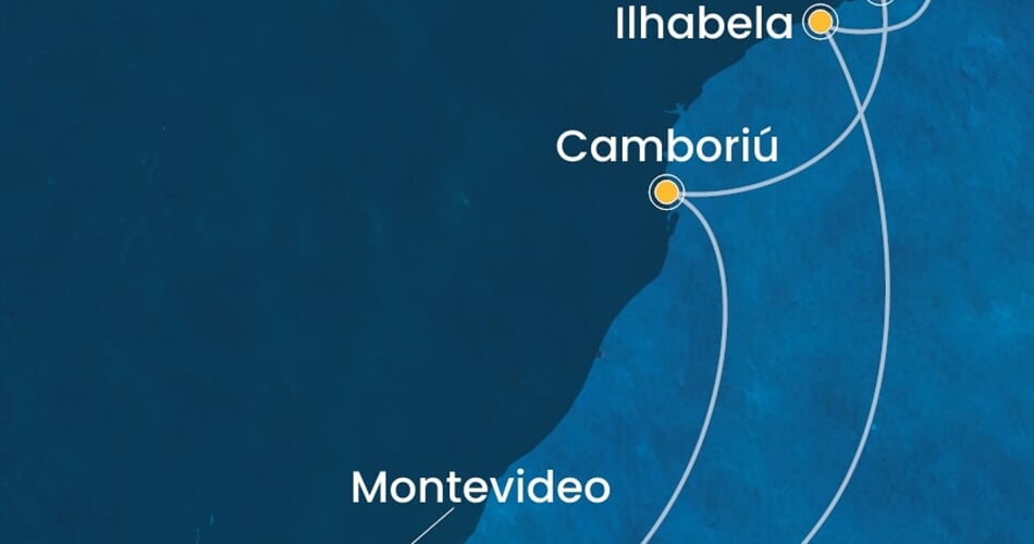 Trasa plavby CSE-BUE09A0A