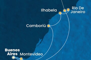 Costa Serena - Argentina, Uruguay, Brazílie (Buenos Aires)