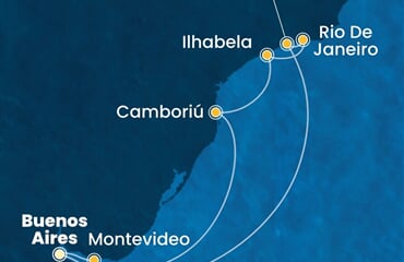 Costa Serena - Argentina, Uruguay, Brazílie (Buenos Aires)