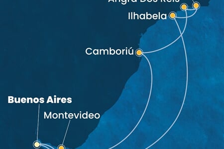 Costa Serena - Argentina, Uruguay, Brazílie (Buenos Aires)