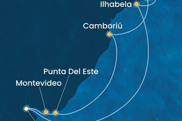 Costa Serena - Argentina, Uruguay, Brazílie (Buenos Aires)