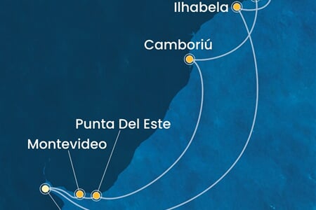 Costa Serena - Argentina, Uruguay, Brazílie (Buenos Aires)