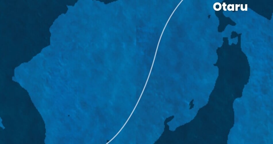 Trasa plavby CSE-OTR03A01