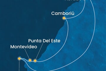 Costa Serena - Brazílie, Argentina, Uruguay (z Rio de Janeira)