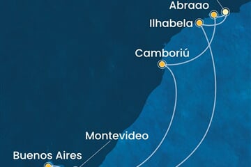 Costa Serena - Brazílie, Argentina, Uruguay (z Rio de Janeira)