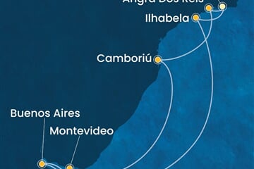 Costa Serena - Brazílie, Argentina, Uruguay (z Rio de Janeira)