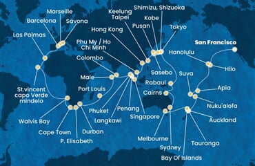 Costa Deliziosa - USA, Fidži, Tonga, Nový Zéland, Austrálie, ...