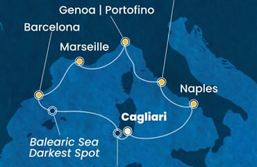 Costa Smeralda - Itálie, Francie, Španělsko (Cagliari)